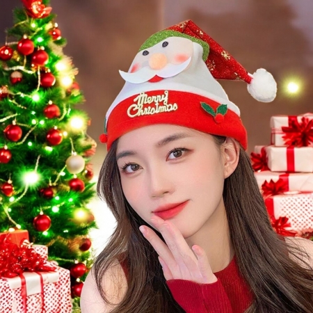 산타얼굴 크리스마스모자 #2