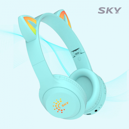 스카이 핏 키티 LED 키즈 청력보호 블루투스 헤드셋 #6
