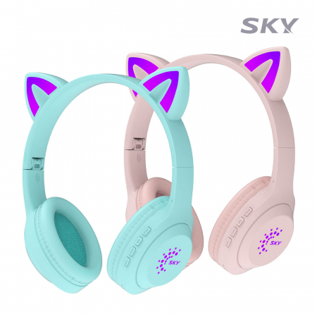 스카이 핏 키티 LED 키즈 청력보호 블루투스 헤드셋 #3