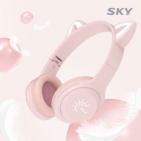 스카이 핏 키티 LED 키즈 청력보호 블루투스 헤드셋 #7