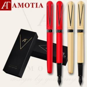 아모티아 발루아 리치크림 만년필+가죽파우치제공