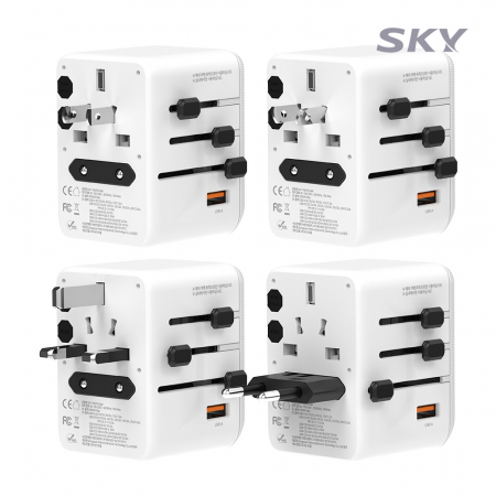 스카이 필 T65PD 2500W 급 GaN 65W 초고속 5포트 충전 어댑터 #5