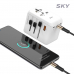 작은이미지: 스카이 필 T65PD 2500W 급 GaN 65W 초고속 5포트 충전 어댑터 #6