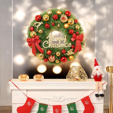 60cm 행운 원형 리스 #3