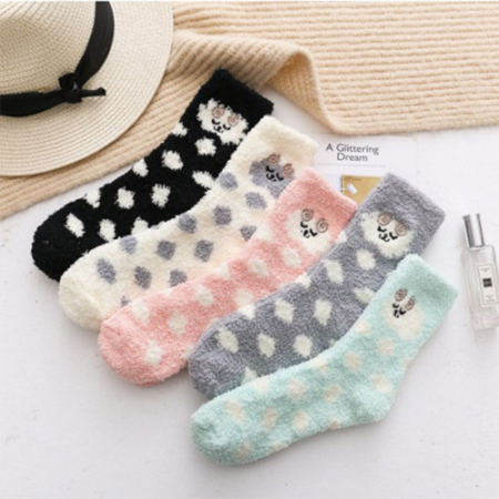 양 구름 5종 수면양말 #2