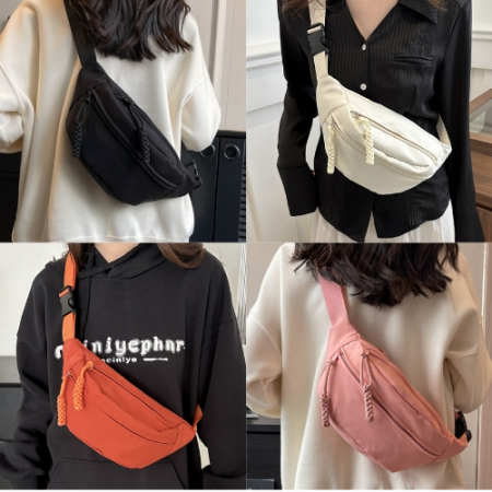 모노슬링 원컬러힙색 슬링백 크로스백 스포티 가방 #2
