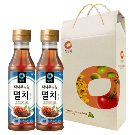 청정원 멸치액젓 500g 2p 선물세트 #2
