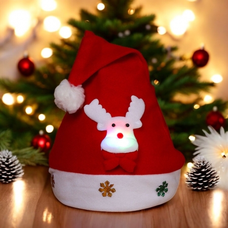 반짝루돌프 LED 크리스마스모자 #2