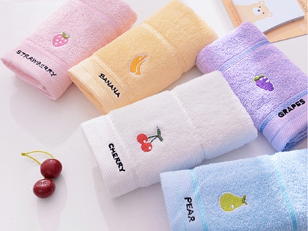 에클리츠 과일모양핸드타올 43x25cm 38g #2