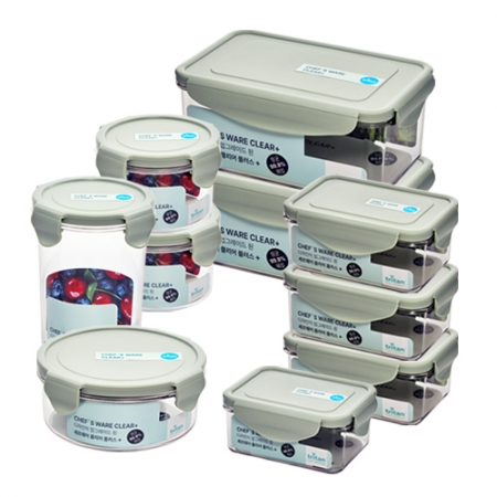 셰프웨어 클리어플러스 밀폐용기 10종세트 #2