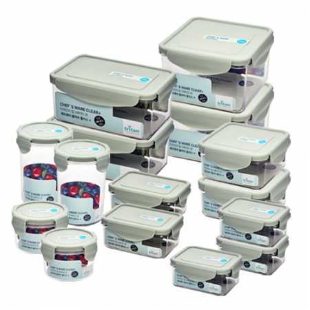 셰프웨어 클리어플러스 밀폐용기 15종세트 #2