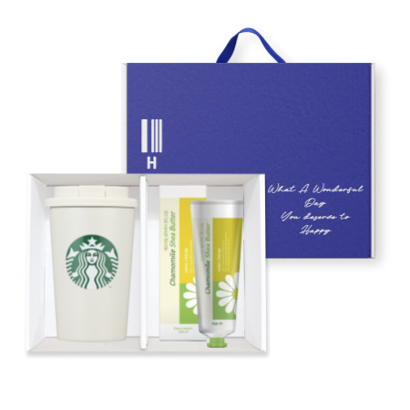 스타벅스 정품 투고 텀블러 355ml 캐모마일 핸드크림 1P 기프트박스 #2
