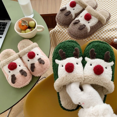 크리스마스 루돌프 실내화 슬리퍼 #2