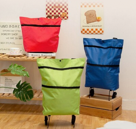 루미노 접이식 쇼핑카트 휴대용 바구니 장바구니 #2