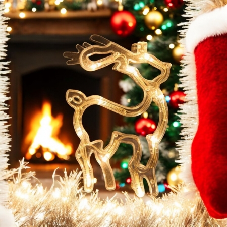 무드 행잉 LED 사슴 장식전구 #3