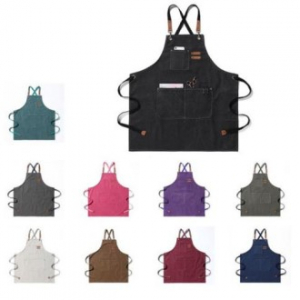코튼 앞치마 바리스타 카페 목공 공방 화방 서각 공예 미술 작업 앞치마