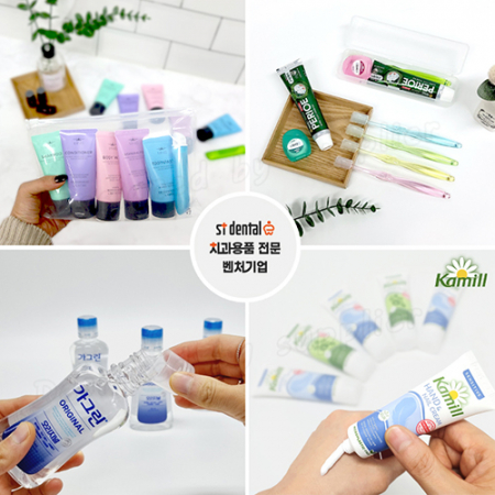 신박한세트 7호 LG미니스 M크리스탈캡 페리오100g 카밀핸드크림 가그린 칫솔치약 선물세트 #5
