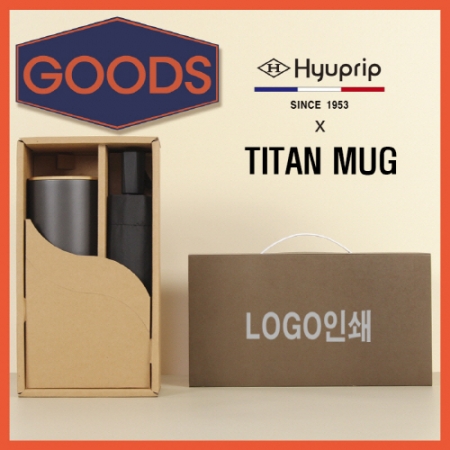 협립3단 VIP수동식 우산 + 타이탄우드 스텐머그컵1P 굿즈용세트 #2