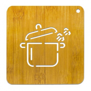 대나무 냄비받침 - 냄비