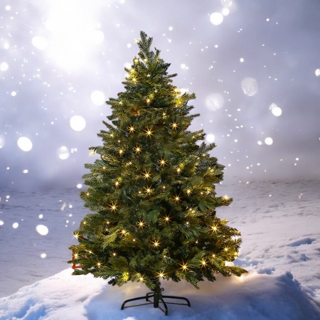 150cm 전나무 트리전구 세트 웜색, 전구포 #3