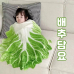 작은이미지: 큐티 배추담요 낮잠담요 미니담요 귀여운담요 극세사담요 #2