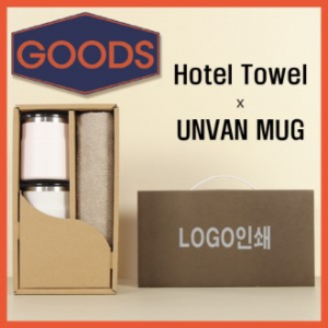 코마솔리드타월 + 어반머그컵2P 굿즈용세트