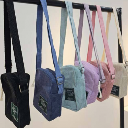 코듀로이가방 미니가방 가벼운가방 코듀로이에코백 숄더백 보조가방 #2