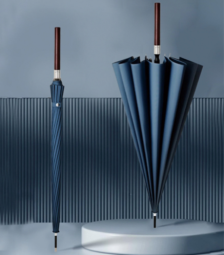 프리미엄 우드그립 자동 장우산 #3