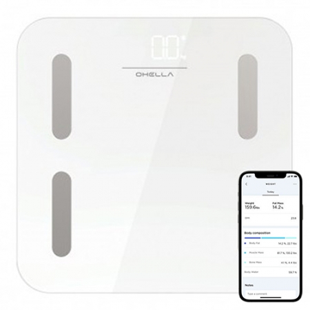 오엘라 OH-BS01BLWH 스마트 베이직 디지털 체중계 화이트 #2