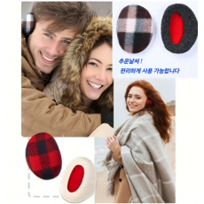 방한용 똑딱이 기모 귀마개(남/여)