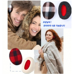 방한용 똑딱이 기모 귀마개(남/여)
