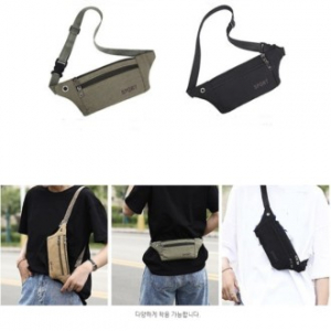 스포츠 허리가방 슬링백. 크로스백 보조가방 파우치. 선물용 품 답례품. 등산 단체 판촉 선물 사은품 기념품 여행용