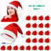 작은이미지: 이벤트 산타모자 선물용. 방한 온열 발열. 판촉물 사은품 답례품 행사 기념품, 단체 선물 용품, 워머 겨울 용품 등산, 성탄절 양말 크리스마스 #2