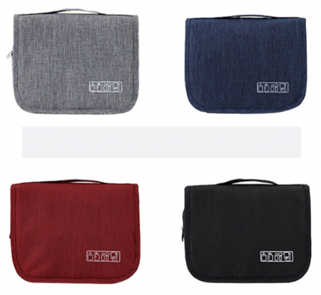 패브릭파우치 압축파우치 세면백 워시백 벽걸이 여행용수영학원 수영장 세면 파우치 방수 #2