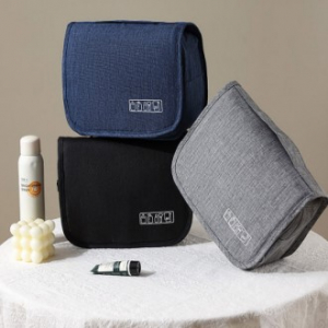 패브릭파우치 압축파우치 세면백 워시백 벽걸이 여행용수영학원 수영장 세면 파우치 방수