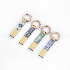 아름누리 자개 도자기무늬 스틱 USB