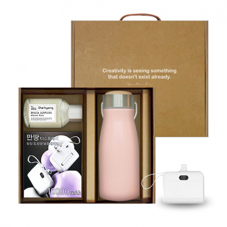 레스쁘리 스페셜 3P세트 EE 도킹형 보조배터리+밀크우드 텀블러+디퓨저 #2