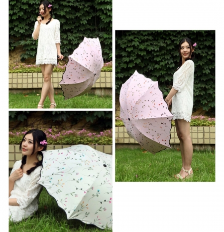 자외선차단 3단 양우산 선물. 사은품 답례품 단체 행사 기념 판촉 UV차단 #3