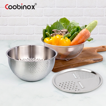 [쿠비녹스] 아트웨어 쌀함박 높은채반 채칼 3종 세트 #2