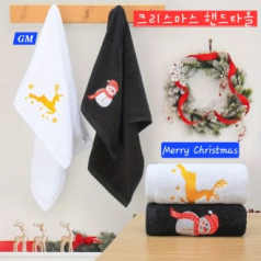 크리스마스 타월 수건, 겨울 방한 용품 발열 판촉 사은품, 단체 선물 용품, 산타 성탄절 답례품 기프트