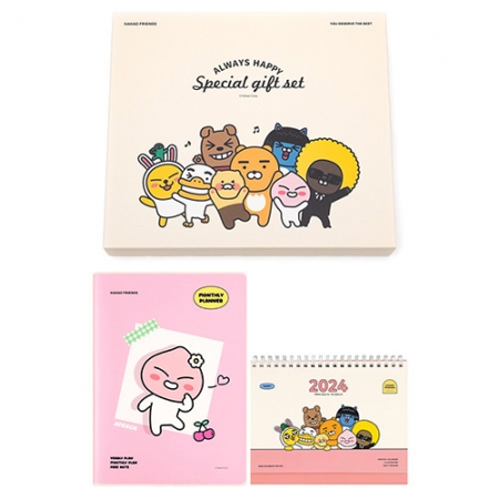 카카오프렌즈 새날 선물세트8, 만년형 플래너 + 탁상캘린더 #4