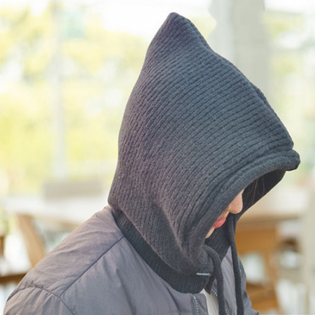 데일리 니트 남녀공용 바라클라바 빅사이즈 넥워머 오버핏 루즈핏 #2