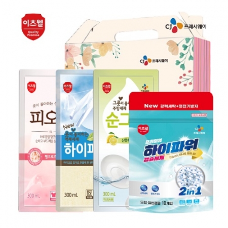 CJ프리미엄 하이파워 캡슐세제10개입 순그린 리필 하이파워 피오린 4종세트 #2