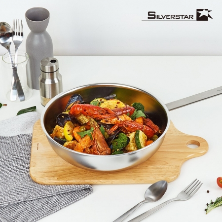 실버스타 OOH 316 통오중 인덕션 무연마제 스텐궁중팬 26cm #2
