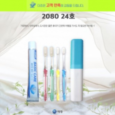 2080 24호 2080 베이직케어 치약 50g +국산 이중사출 칫솔+케이스