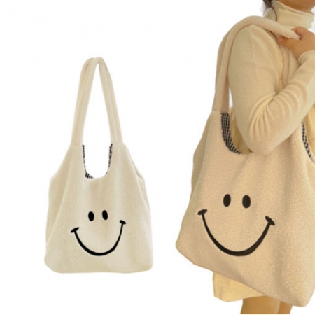 해피 후리스 양털 숄더백 #2