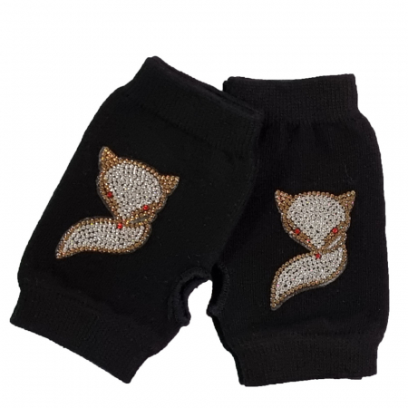 니트 큐빅 반장갑 핸드워머 운전장갑 #8