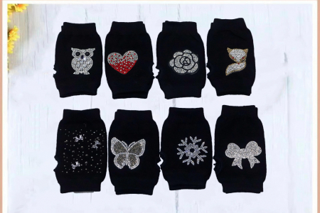 니트 큐빅 반장갑 핸드워머 운전장갑 #2