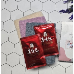 정관장 홍삼원 + 송월 타올 등 타월 사은품 답례품 판촉, 추석 명절 선물 용품 설선물 크리스마스 산타 성탄절