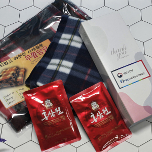 정관장 홍삼원2+ 무릎담요1 홍삼 선물 답례품